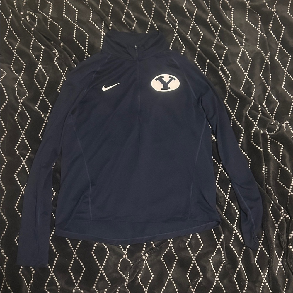 Nike Dark Blue Quarter-Zip Top